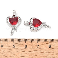 Латунные микро проложить кубического циркония подвески&nbsp;KK-G533-12P