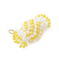 Подвески-конфеты из стеклянных бусин&nbsp;PALLOY-MZ00982-05