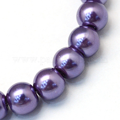 Perles de verre nacrées cuites au four&nbsp;X-HY-Q003-4mm-59
