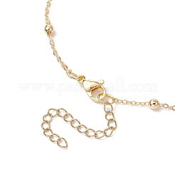 4 pz 4 stili collane con ciondolo in conchiglia naturale placcata&nbsp;NJEW-JN05180-02