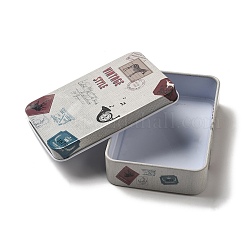 Прямоугольный ящик для хранения белой жести&nbsp;LS-CON-G005-B09