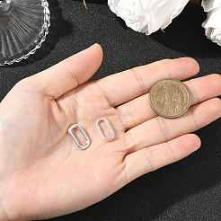 2 шт. 2 стиля 925 кольца с пружинным затвором из стерлингового серебра&nbsp;FIND-SC0020-64