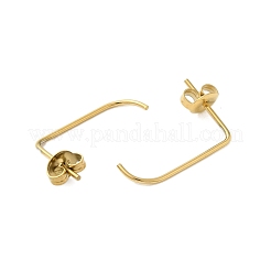 Серьги-гвоздики из нержавеющей стали 304 для женщин&nbsp;EJEW-U020-11G