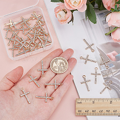 Подвески со стразами из сплава FIND-ME0001-59