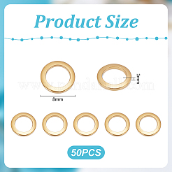 50 шт. соединительные кольца из нержавеющей стали 304&nbsp;STAS-UN0062-74