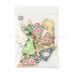 16 шт. 8 цвета подвески из сплава с рождественской тематикой FIND-FS0002-98