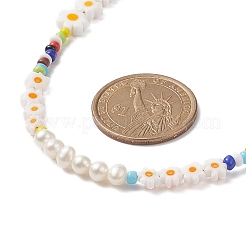 Collana da donna con perle naturali&nbsp;NJEW-JN04159