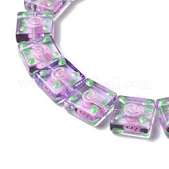 Прозрачные стеклянные бусины LAMP-K037-11H