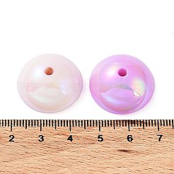 Уф-покрытие прозрачные акриловые бусины&nbsp;X-OACR-Z013-04