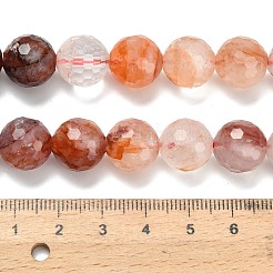 Нити бусин из натурального красного гематоидного кварца/железистого кварца класса А&nbsp;G-L642-F03-12mm