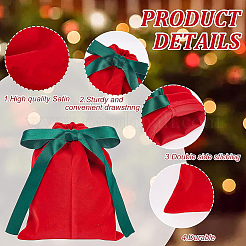 20шт. 4 стильных бархатных упаковочных мешочка TP-BC0001-02