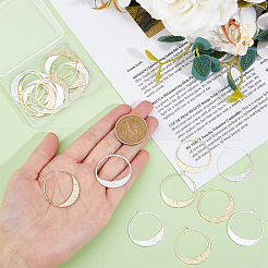 20шт 2 цвета латунные подвески KK-DC0003-10