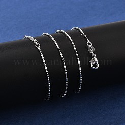 Ожерелья из латунной шариковой цепи&nbsp;KK-P304-03S