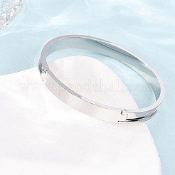Base de bracelet rainurée en acier inoxydable 304&nbsp;SA-CBACA70-04P