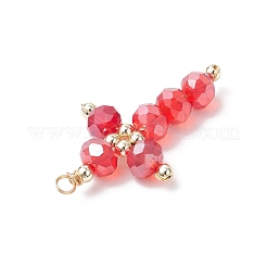 7шт 7 цвета стеклянные подвески&nbsp;PALLOY-JF04504-02