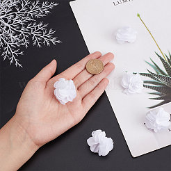 40 шт. цветы из полиэфирной ткани&nbsp;FIND-CP0001-07A