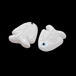 Прозрачные стеклянные эмалевые бусины LAMP-U004-06-08