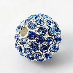 Legierung Strass Perlen&nbsp;RB-A034-10mm-A04S