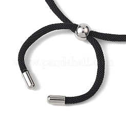 Изготовление браслета-слайдера из круглого нейлонового шнура&nbsp;AJEW-JB01461-02