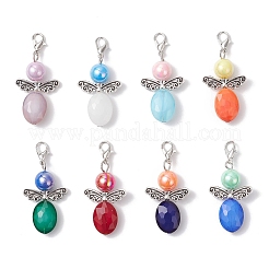 Подвесные украшения из ангельского стекла и акрила&nbsp;HJEW-JM04350