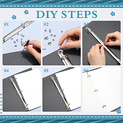 Железный блокнот с 3 кольцом&nbsp;FIND-WH20007-15D-P