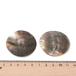 Натуральный черный кулон в виде ракушки для губ BSHE-H018-18