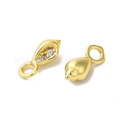 Латунные микро проложить кубический цирконий подвеска KK-H487-18G