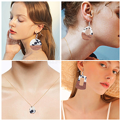 Подвески из смолы и ореха RESI-SC0001-45