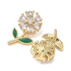 Латунные микро проложить кубического циркония подвески&nbsp;KK-Q068-25G