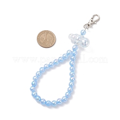 5 шт. 5-х цветное акриловое облако и круглые бусины подвеска украшение&nbsp;HJEW-JM03879