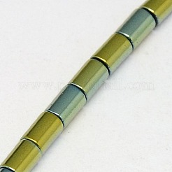 Electroplate non magnetici ematite sintetico fili di perline&nbsp;G-J162-C-07