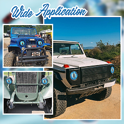 4 пара 2 стилей ПВХ наклейки на фары автомобиля&nbsp;AJEW-HY0002-38A