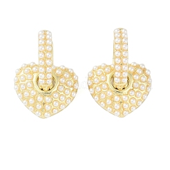 Женские серьги-кольца из настоящей 18-каратной латуни в стиле барокко с покрытием из латуни EJEW-S232-02G-02