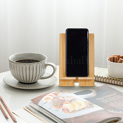 Бамбуковые держатели для мобильных телефонов&nbsp;AJEW-WH0248-894