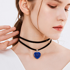 11шт 11-х цветный кулон кошачий глаз GLAA-FH0001-75