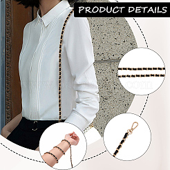 1 шт. цепной ремешок для сумки из искусственной кожи и сплава&nbsp;PURS-CL0001-13B