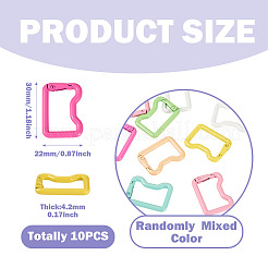 10 шт. окрашенных распылением пружинных затворных колец&nbsp;FIND-TA0008-86