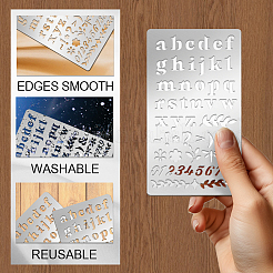 Metallstanzschablonen aus Edelstahl&nbsp;DIY-WH0518-003