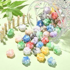 100pcs perles acryliques de placage uv&nbsp;PACR-CJ0001-20