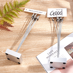 Квадратная крокодиловая пасть вертикальная папка для фотографий держатель для карт с несколькими головками папка для фотографий на рабочем столе&nbsp;AJEW-WH0141-06