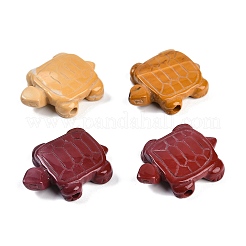 Синтетический немагнитный гематит/натуральный мукаит/натуральный красный агат/натуральный унакит резные бусины G-K383-18