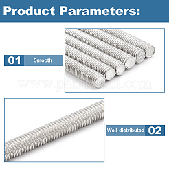 304 нержавеющая сталь m5 стержень с полной резьбой FIND-WH0290-51P