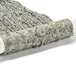 Натуральный цветок амазонитовые бусины пряди&nbsp;LS-G-RM2025-02A-2mm