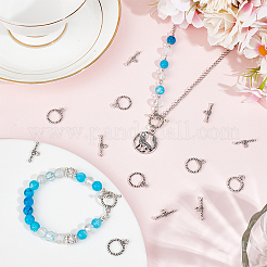 120 шт. застежки из сплава в тибетском стиле TIBE-SP0001-02