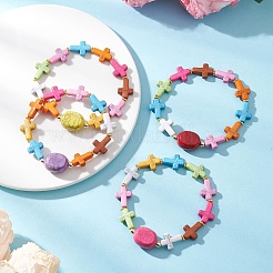 Браслеты из акрилового плетения&nbsp;BJEW-JB12616