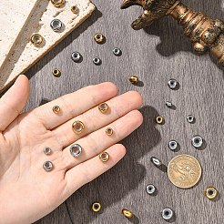 15 шт. 3 бусины из нержавеющей стали 304&nbsp;STAS-YW0003-56G