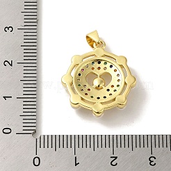 Латунные микро проложить кубического циркония подвески&nbsp;KK-Z042-29G-01