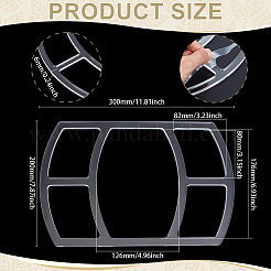 Plantillas de acrílico transparente&nbsp;DIY-WH0349-396C