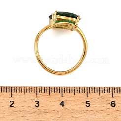 304 Edelstahl Pavé-Fingerringe mit Zirkonia für Damen&nbsp;SA-CBAABBA-08C-G