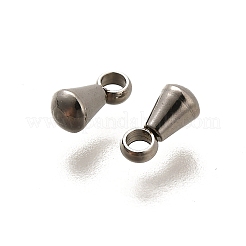ステンレススチールチャーム201個  ティアドロップチャーム  ステンレス鋼色  6x3mm  穴：1mm&nbsp;STAS-F311-01P-01
